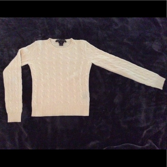 Ralph Lauren Cashmere Cableknit Sweater - Picture 2 of 8